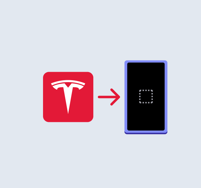 1. Download the Tesla mobile app and create an account.